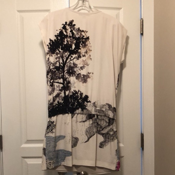 Vtg Diane Von Furstenberg DVF Tara White/Pink Sequin and Silk Dress - Picture 6 of 6